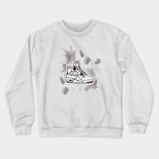 AJ IV - Sketch ! Grey Clouds ! HOT WEAR !!! Crewneck Sweatshirt